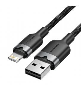 Cable usb lightning vention lanbh/ usb macho - lightning macho/ 480mbps/ 2m/ negro