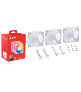 VENTILADOR CAJA XPG VENTO 120MM BLANCO RGB X3