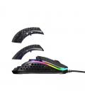 Cherry xtrfy ratón rgb 400-16.000 dpi usb black