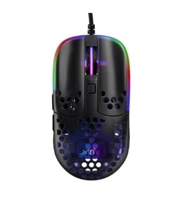 Cherry xtrfy ratón rgb 400-16.000 dpi usb black