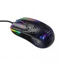 Cherry xtrfy ratón rgb 400-16.000 dpi usb black