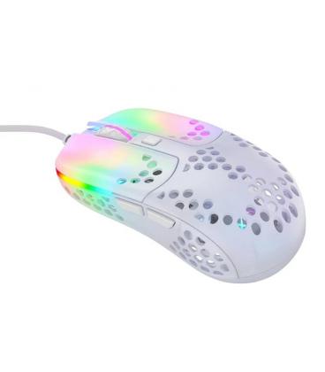 Cherry xtrfy ratón rgb 400-16.000 dpi usb white