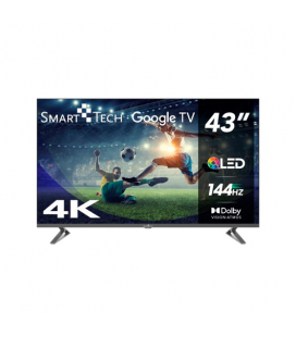 TELEVISIÓN QLED SMART TECH 144HZ UHD 43 43QG04G GOOGLE TV