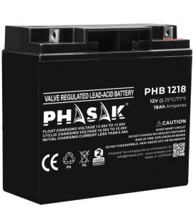 Batería phasak phb 1218 compatible con sai/ups phasak según especificaciones