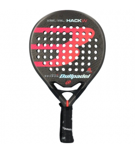 Pala de pádel bullpadel hack w 2019 (ale salazar)/ roja y negra