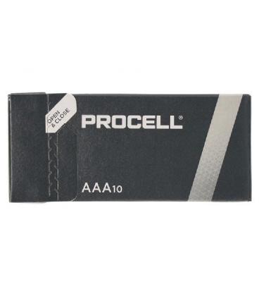 Pack de 10 pilas aaa l03 duracell procell id2400ipx10/ 1.5v/ alcalinas