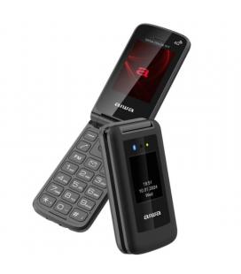 Teléfono móvil aiwa fp-30-4g bk para personas mayores/ negro