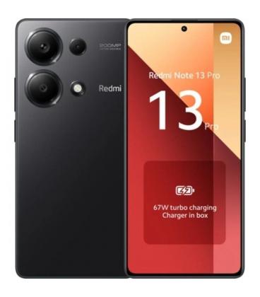 Smartphone xiaomi redmi note 13 pro 12gb/ 512gb/ 6.67'/ negro