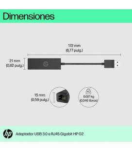 HP Adaptador de USB 3.0 a Gigabit RJ45 G2