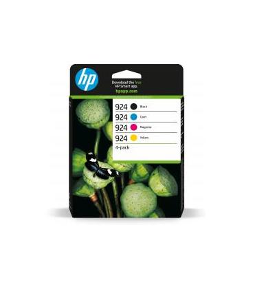 Pack Cartucho HP 924 4 Colores Cmyk