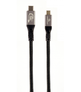 CABLE GEMBIRD USB 3.2 GEN. 2X2 TIPO C DE PRIMERA CALIDAD, 20 GBPS, 100 W, 1,5 M