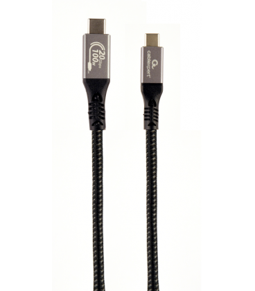 CABLE GEMBIRD USB 3.2 GEN. 2X2 TIPO C DE PRIMERA CALIDAD, 20 GBPS, 100 W, 1,5 M