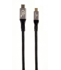 CABLE GEMBIRD USB 3.2 GEN. 2X2 TIPO C DE PRIMERA CALIDAD, 20 GBPS, 100 W, 1,5 M