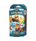 Juego de cartas disney lorcana tcg azurite sea starter decki nglés