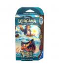 Juego de cartas disney lorcana tcg azurite sea starter decki nglés