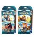 Juego de cartas disney lorcana tcg azurite sea starter decki nglés