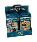 Juego de cartas disney lorcana tcg azurite sea starter decki nglés