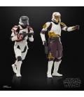 Pack 2 figuras hasbro star wars the black series ahsoka captain enoch & night trooper