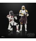 Pack 2 figuras hasbro star wars the black series ahsoka captain enoch & night trooper