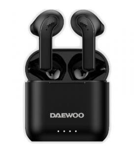 Auriculares bluetooth daewoo dw2020 con estuche de carga/ autonomía 5h/ negros