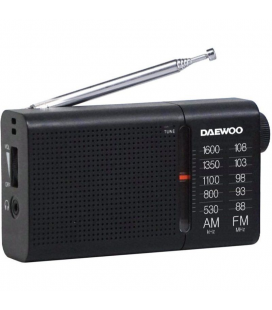 Radio portátil daewoo dw1119/ negra