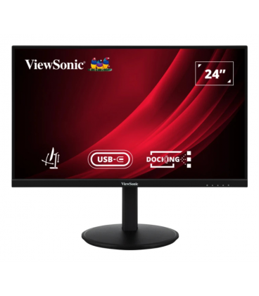 MONITOR VIEWSONIC 24" VG2409-U FHD IPS 2 X HDMI DP IN OUT USB C RJ45 ERGO