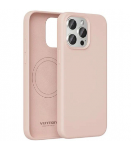 Funda silicona con magsafe vention kudp0-30/ compatible con iphone 13 pro/ rosa