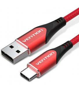 Cable usb 2.0 tipo-c vention codrh/ usb tipo-c macho - usb macho/ 480mbps/ 2m/ rojo