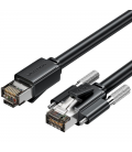 Cable de red rj45 sftp vention ibubh cat.6/ 2m/ negro