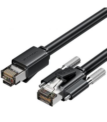 Cable de red rj45 sftp vention ibubi cat.6/ 3m/ negro