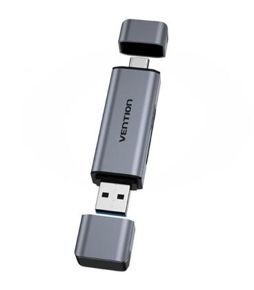 Lector de tarjetas externo vention cllh0/ usb 3.0/ usb tipo-c