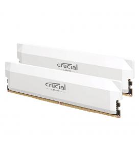 Memoria ram ddr5 32gb 2x16gb crucial pro - udimm - 6400 mhz - pc5 - 51200 - cl38 - blanco