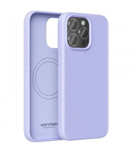 Funda silicona con magsafe vention kudv0-10/ compatible con iphone 13/ morada