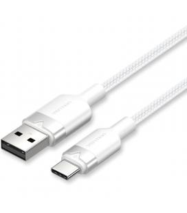 Cable usb 2.0 tipo-c vention ctnwf/ usb tipo-c macho - usb macho/ hasta 60w/ 480mbps/ 1m/ blanco