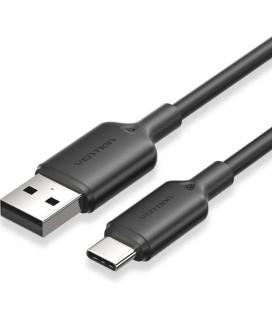 Cable usb 2.0 tipo-c vention ctqbh/ usb tipo-c macho - usb macho/ hasta 60w/ 480mbps/ 2m/ negro