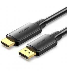 Cable conversor vention hfobj/ displayport macho - hdmi macho/ 5m/ negro