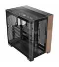 CAJA ANTEC C8 CURVE WOOD E-ATX NEGRO 2XVENT 160 MM 1X140MM 2XUSB SN FUENTE