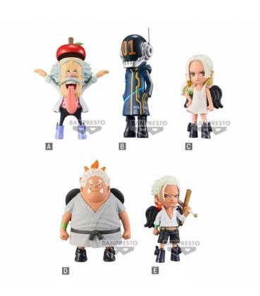 Figura banpresto one piece world collectable egg head 4 1 de 7cm unidad aleatoria