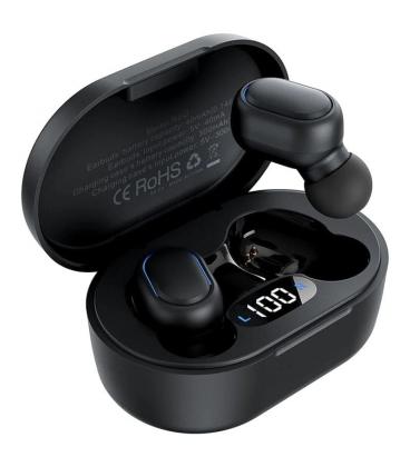 Auriculares bluetooth vention tiny t15 nbdb0 con estuche de carga/ autonomía 7h/ negros