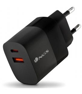 Cargador de pared ngs bud/ 1xusb tipo-c/ 1xusb/ 33w