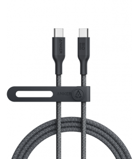 CABLE ANKER 544 USB-C TO USB-C CABLE (6FT 140W BIO-NYLON BLACK)