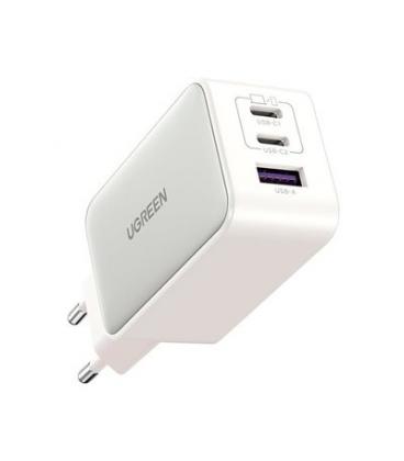 CARGADOR UGREEN USB-A+2*USB-C 65W GAN FAST