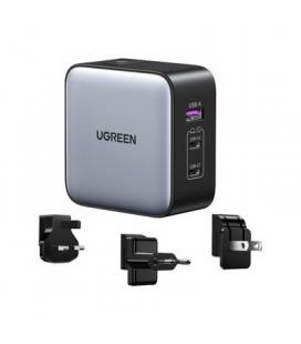 CARGADOR TRAVEL UGREEN USBA+2*USBC 65W WORLDWIDE