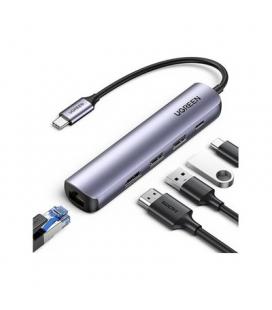 HUB UGREEN 5in1 USBC TO HDMI+3*USB 3.0 A+PD