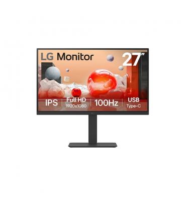 Monitor led lg ips 27ba750 27" fhd 5ms hdmi displayport usb - c rj45 reg.altura