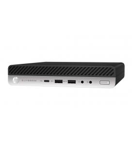 Ordenador reacondicionado mini hp elitedesk 800 g3 - i5 - 6th - 8gb - 256gb m2 - win 10 pro - sin cable trébol - sin vga