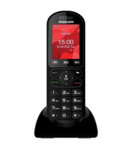 Teléfono inalámbrico maxcom mm39d/ negro