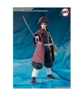 Figura tamashii nations giyu tomioka 15 cm demon slayer kimetsu no yaiba sh figuarts