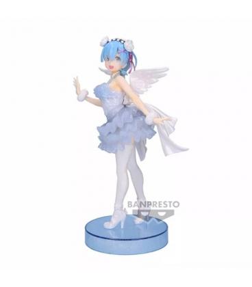 Figura banpresto re: zero starting life in another world espresto clear & drssey rem special color ver. 22cm