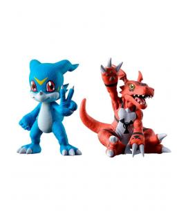 Figuras ichibansho digimon two forces that radiate light veemon & guilmon